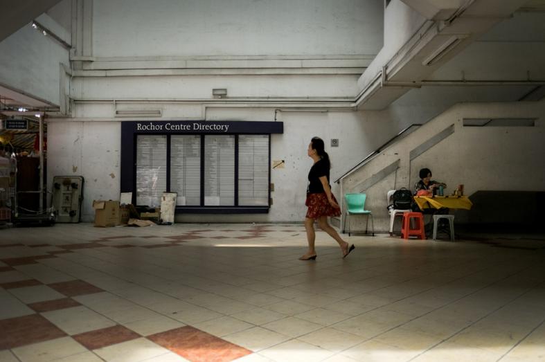 Rochor Centre With most shops shuttered, it was time for whatever that is left to be shifted out of place.