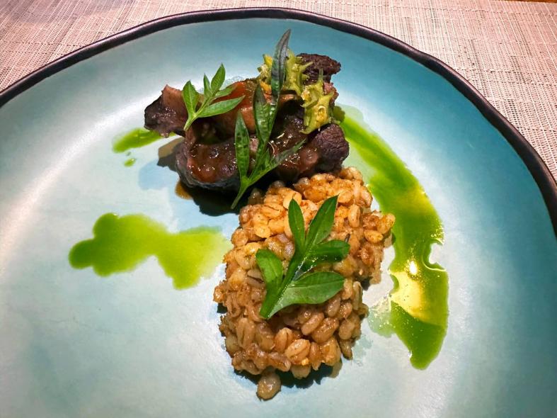 Oxtail with Assam Pedas Barley