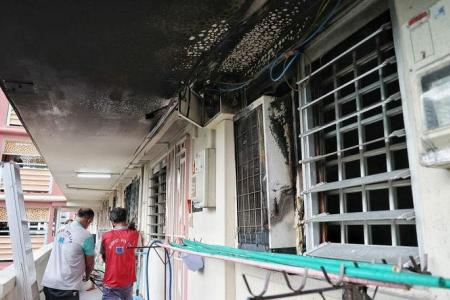 2 children taken to KKH after second-hand air-con unit catches fire, explodes