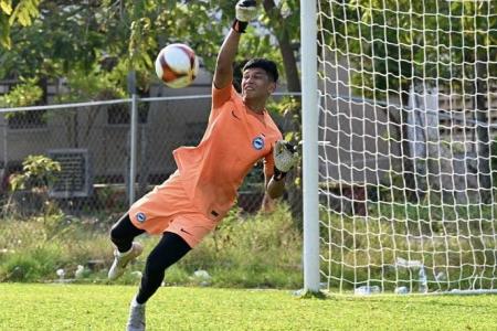 SEA Games: Goalkeeper Aizil Yazid a bright spark amid gloomy outlook for S'pore