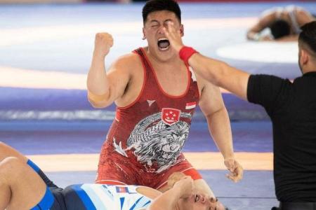 SEA Games 2023: Timothy Loh wins Singapore’s first wrestling gold