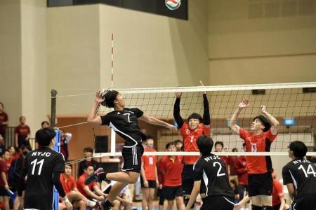 Renfred Eng helps NYJC retain A Div boys’ volleyball title