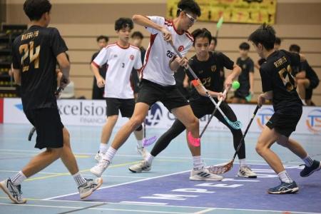 Double joy for VJC as they bag A Division floorball titles 