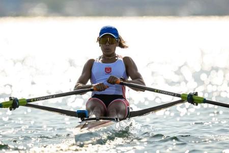 Saiyidah Aisyah finishes 28th in single sculls at Olympics