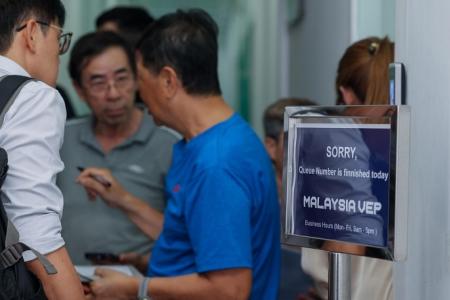 Call for more services at VEP counter in Woodlands 