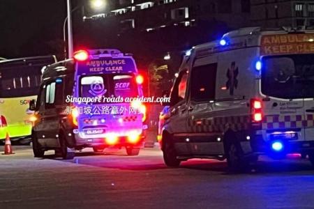 2 Tower Transit buses collide in Sembawang