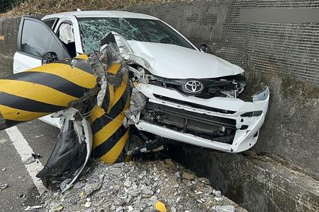 Singapore family involved in car crash on Taiwan highway, wife dies