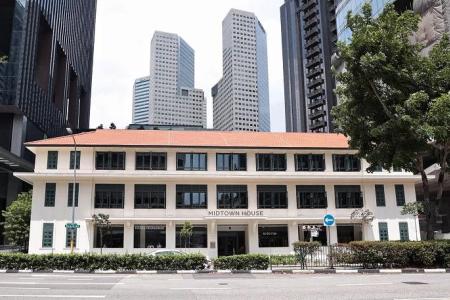 Conserved parts of old Beach Road Police Station on display