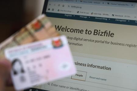 Bizfile search function reinstated; access to full NRIC numbers restricted