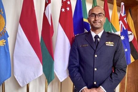 RSAF pilot awarded Southern Star Medal 