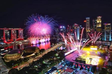 A show of unity as the Padang lights up for 59th NDP