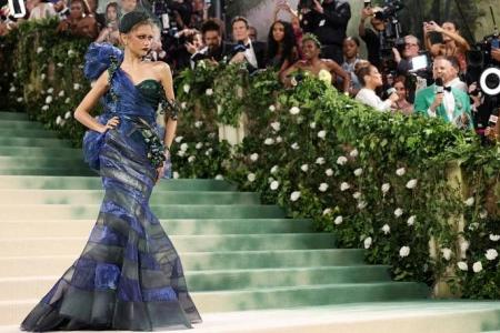 Grape-accented Zendaya leads garden-themed looks at Met Gala