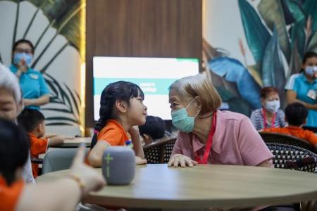 Young and old bond over dialect lessons at senior daycare centre