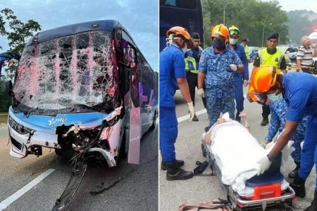 'It was totally traumatic': 2 S'poreans recount Genting tour bus-lorry collision