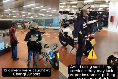 LTA busts 12 illegal chaffeurs at Changi Airport