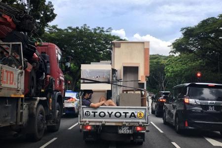 106 vehicles booked for offences including overloading