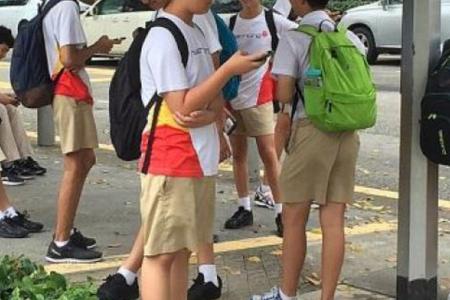 Hwa Chong Institution's casual approach to warm weather