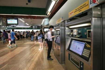 No cash top-ups at 11 MRT kiosks