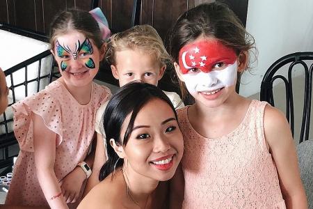 Student’s face-painting firm flourishes after she overcomes insecurity