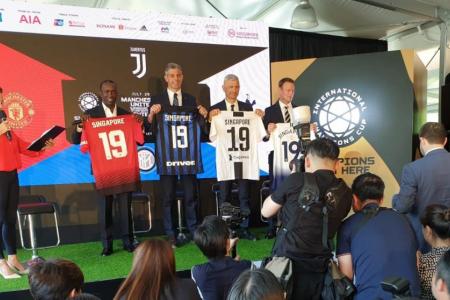 Man United v Inter, Juve v Spurs in Singapore in July