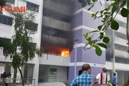 40 evacuated after corridor fire in Jurong West block