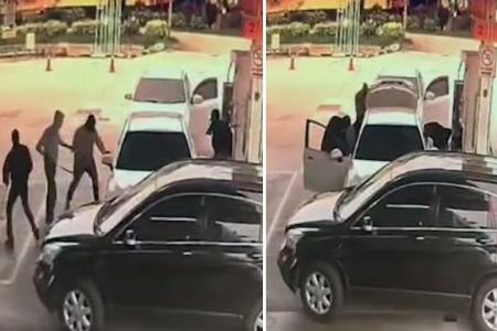 Goldsmith robbed by at least 5 men at Port Dickson petrol station