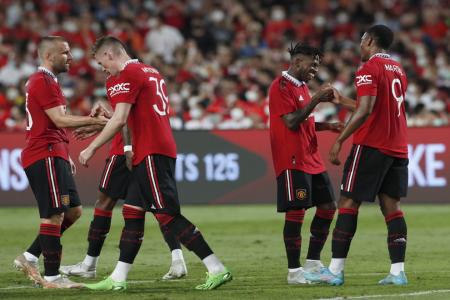 United boss ten Hag begins reign with 4-0 friendly win over Liverpool