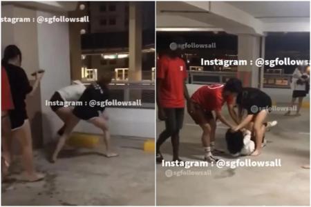 3 girls held for allegedly beating teen at Sengkang carpark