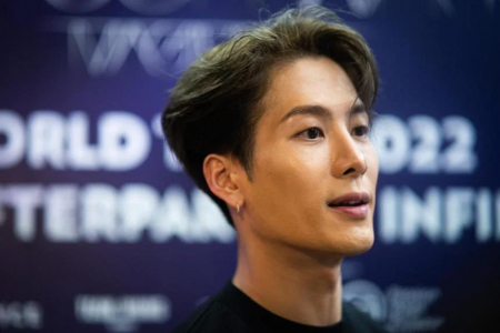 Chinese pop star Jackson Wang’s Christmas Eve party at MBS draws fans from abroad