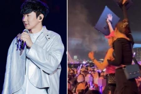 Woman assaulted at JJ Lin concert after asking fans not to block view