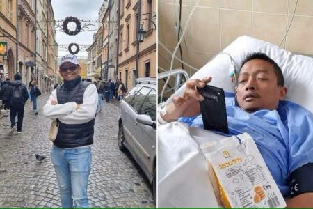 Singaporean suffers stroke in Poland; son raises $24,000 to bring him home