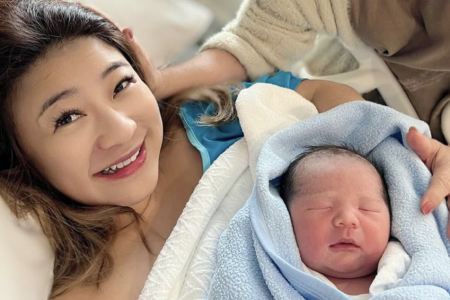 Stella Ng celebrates Mother's Day with birth of baby Elliott