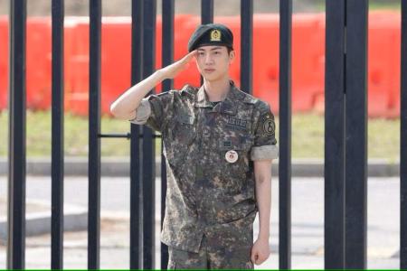 BTS star Jin finishes South Korean military service