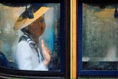 Kate, Princess of Wales, waves to crowds in first public appearance since cancer diagnosis