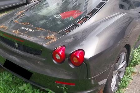 Will the owner of this abandoned Ferrari in Jurong West step up?