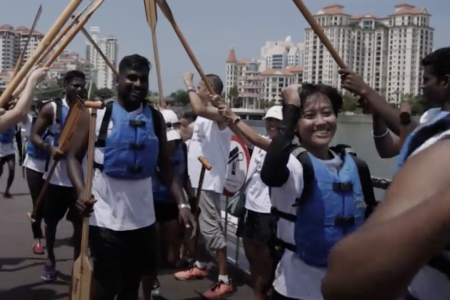 Singapore’s first migrant workers dragon boat team