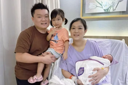 Couple welcome second National Day baby born at midnight