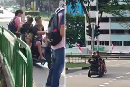 Family on PMA under fire for crossing road against red light