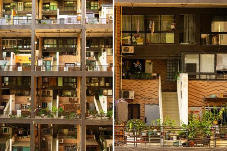 Residential building in China looks like giant dollhouse