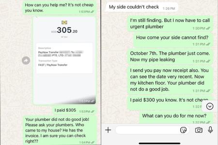 Woman claims plumber ghosted her after botched $305 repair