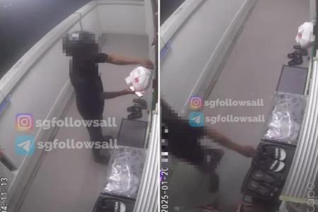 Slipper grab in AMK lands food delivery rider in trouble