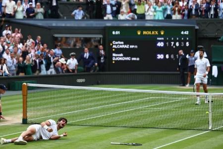 Alcaraz beats Djokovic in five sets to win first Wimbledon title