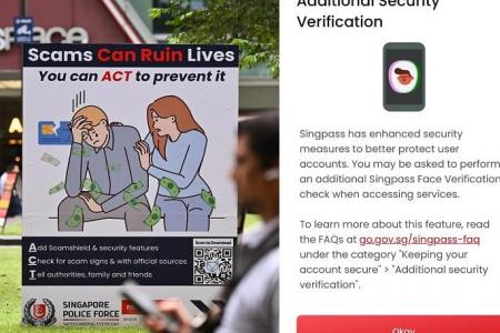 CPF login may require Singpass face verification to protect vulnerable members from malware scams