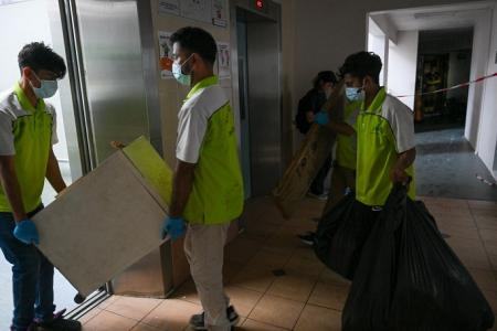 Man who died in Hougang fire identified; family lived in cluttered flat