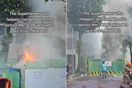 2 suffer minor injuries in Woodlands fire