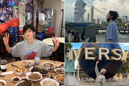 Handsome Siblings actor Chen Zheyuan visits Singapore