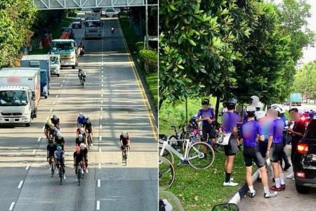Over 25 cyclists caught by LTA, Traffic Police for riding in groups larger than permitted 