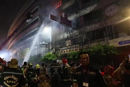 Major fire in Bangkok’s Chinatown injures dozens, damages hotels