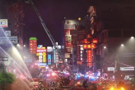 Major fire in Bangkok’s Chinatown injures dozens, damages hotels