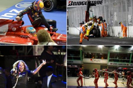 Five memorable moments in Singapore Grand Prix history